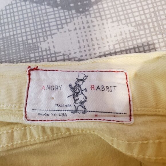 Angry Rabbit 29 Yellow Jeans Skinny Ankle Stretch Denim - Picture 4 of 10